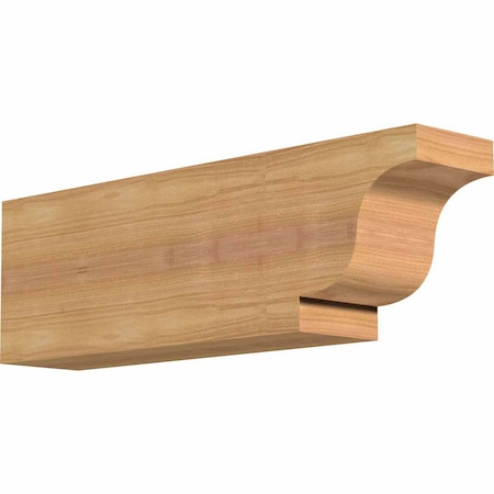 Ekena Millwork Newport Smooth Rafter Tail, Western Red Cedar, 3 1/2"W x 6"H x 18"L RFT04X06X18NEW00SWR